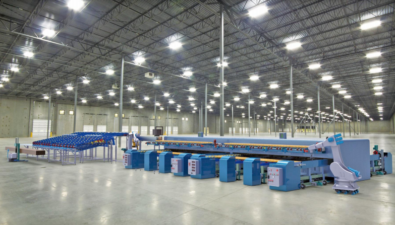 YM Series continuous sublimation line in operation